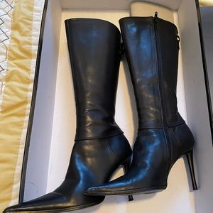 BRAND NEW Aquatalia boots with heel, in box.